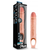 Телесный реалистичный фаллоудлинитель 10 Inch Silicone Cock Sheath Penis Extender - 25,4 см. - Blush Novelties - в Калининграде купить с доставкой
