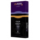 Разноцветные презервативы DOMINO Colour Beauty - 6 шт. - Domino - купить с доставкой в Калининграде