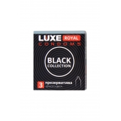 Черные презервативы LUXE Royal Black Collection - 3 шт. - Luxe - купить с доставкой в Калининграде