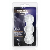 Прозрачный фигурный мастурбатор Master Stroker - Blush Novelties - в Калининграде купить с доставкой
