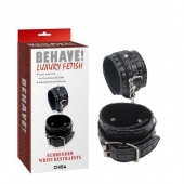 Черные наручники Surrender Wrist Restraints - Chisa - купить с доставкой в Калининграде