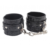 Черные наручники Surrender Wrist Restraints - Chisa - купить с доставкой в Калининграде