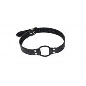 Черный кляп-кольцо Modesty - Lola Games - купить с доставкой в Калининграде