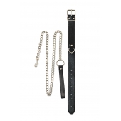 Черный ошейник с поводком Wild - Lola Games - купить с доставкой в Калининграде