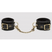 Черные наручники Bound to You Faux Leather Wrist Cuffs - Fifty Shades of Grey - купить с доставкой в Калининграде