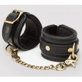 Черные наручники Bound to You Faux Leather Wrist Cuffs - Fifty Shades of Grey - купить с доставкой в Калининграде