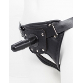 Черный пояс для насадок CLASS STRAP Restyling - LOVETOY (А-Полимер) - купить с доставкой в Калининграде