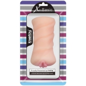 Телесный мастурбатор-вагина X-Basic Pocket Pussy без вибрации - Lovetoy - в Калининграде купить с доставкой