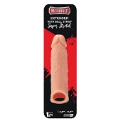 Телесная насадка EXTENDER WITH BALL STRAP 6.5 - 17 см. - Dream Toys - в Калининграде купить с доставкой