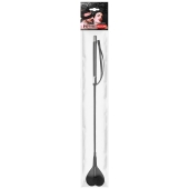 Черный стек с наконечником-сердечком - 54 см. - Notabu - купить с доставкой в Калининграде