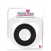 Набор из 3 эрекционных колец SILICONE COCKRINGS - Dream Toys - в Калининграде купить с доставкой
