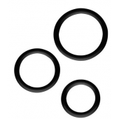 Набор из 3 эрекционных колец SILICONE COCKRINGS - Dream Toys - в Калининграде купить с доставкой