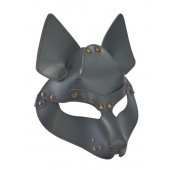 Серая маска Wolf с клепками - Sitabella - купить с доставкой в Калининграде