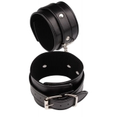 Черные оковы Classic Ankle Cuffs - Chisa - купить с доставкой в Калининграде