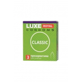 Гладкие презервативы LUXE Royal Classic - 3 шт. - Luxe - купить с доставкой в Калининграде
