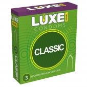 Гладкие презервативы LUXE Royal Classic - 3 шт. - Luxe - купить с доставкой в Калининграде