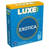 Текстурированные презервативы LUXE Royal Exotica - 3 шт. - Luxe - купить с доставкой в Калининграде
