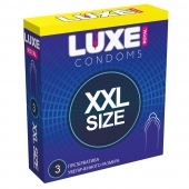 Презервативы увеличенного размера LUXE Royal XXL Size - 3 шт. - Luxe - купить с доставкой в Калининграде