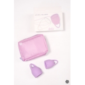 Набор из 2 сиреневых менструальных чаш Orchid - Lola Games - купить с доставкой в Калининграде