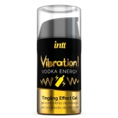Жидкий интимный гель с эффектом вибрации Vibration! Vodka Energy - 15 мл. - INTT - купить с доставкой в Калининграде