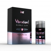 Жидкий интимный гель с эффектом вибрации Vibration! Bubble Gum - 15 мл. - INTT - купить с доставкой в Калининграде