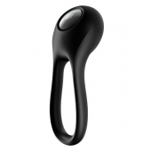 Черное эрекционное виброкольцо Majestic Duo - Satisfyer - в Калининграде купить с доставкой