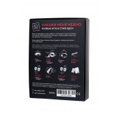 Фиолетовый набор БДСМ «Накажи меня нежно» с карточками - Штучки-дрючки - купить с доставкой в Калининграде