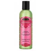 Массажное масло Naturals Strawberry Dreams с ароматом клубники - 59 мл. - Kama Sutra - купить с доставкой в Калининграде