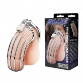 Металлическая клетка Prisoner Cock Сage с замком - BlueLine - купить с доставкой в Калининграде