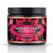 Пудра для тела Honey Dust Body Powder с ароматом клубники - 170 гр. - Kama Sutra - купить с доставкой в Калининграде