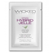 Гель-лубрикант на водно-силиконовой основе Simply Hybrid Jelle - 3 мл. - Wicked - купить с доставкой в Калининграде