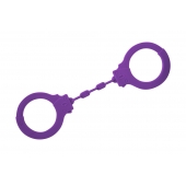 Фиолетовые силиконовые поножи Limitation - Lola Games - купить с доставкой в Калининграде