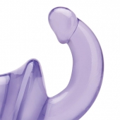 Фиолетовый безремневой страпон Strapless Strap-On - Lux Fetish - купить с доставкой в Калининграде