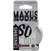 Экстремально тонкие презервативы в железном кейсе MAXUS Extreme Thin - 3 шт. - Maxus - купить с доставкой в Калининграде