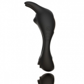 Черное эрекционное кольцо с двумя моторами Zeus Dual Vibe Cock Ring - FeelzToys - в Калининграде купить с доставкой