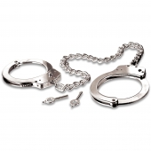 Металлические наручники Metal Leg Cuffs - Pipedream - купить с доставкой в Калининграде