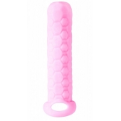 Розовый фаллоудлинитель Homme Long - 13,5 см. - Lola Games - в Калининграде купить с доставкой