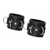 Черные наручники Anonymo на сцепке - ToyFa - купить с доставкой в Калининграде