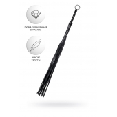 Черный флоггер Anonymo - 64 см. - ToyFa - купить с доставкой в Калининграде