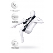 Черные кожаные стропы для фиксации Anonymo - ToyFa - купить с доставкой в Калининграде