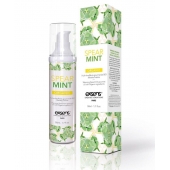 Разогревающее массажное масло Gourmet Spearmint Organic с органическими ингредиентами - 50 мл. - Exsens - купить с доставкой в Калининграде