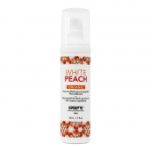 Разогревающее массажное масло Gourmet White Peach Organic с органическими ингредиентами - 50 мл. - Exsens - купить с доставкой в Калининграде