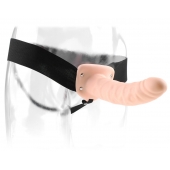 Полый страпон 8  Hollow Strap-On телесного цвета - 19 см. - Pipedream - купить с доставкой в Калининграде