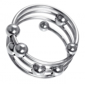 Большое металлическое кольцо под головку пениса - ToyFa - купить с доставкой в Калининграде