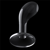Прозрачный стимулятор простаты Flawless Clear Prostate Plug - 15 см. - Lovetoy - в Калининграде купить с доставкой