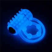 Голубое, светящееся в темноте виброкольцо Lumino Play Vibrating Penis Ring - Lovetoy - в Калининграде купить с доставкой