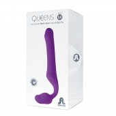 Лиловый безремневой страпон Queens M - Adrien Lastic - купить с доставкой в Калининграде