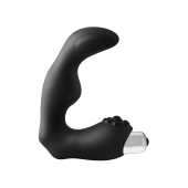 Черный вибромассажер простаты FantASStic Vibrating Prostate Massager - 11,3 см. - Dream Toys - в Калининграде купить с доставкой