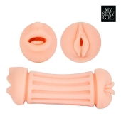 Двусторонний мастурбатор - ротик и вагина - Bior toys - в Калининграде купить с доставкой