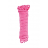 Розовая веревка для связывания Sweet Caress Rope - 10 метров - Sweet Caress - купить с доставкой в Калининграде